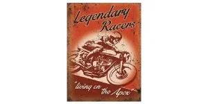 carteles vintage cafe racer